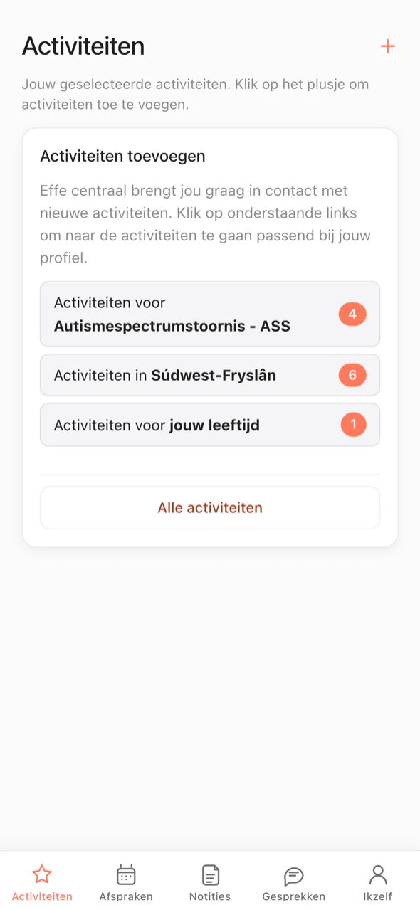 Activiteiten dichtbij