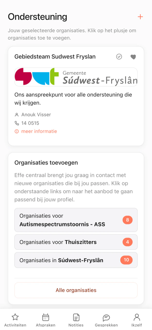 Ondersteuning dichtbij: het gebiedsteam