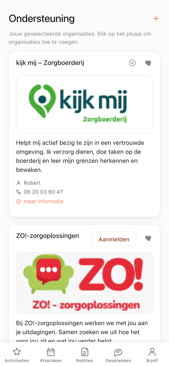 Je organisaties en aanbod