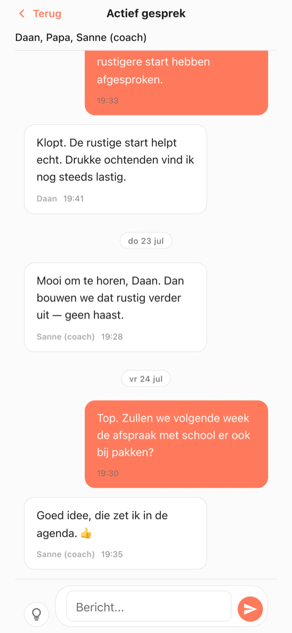 Samen in één groepsgesprek