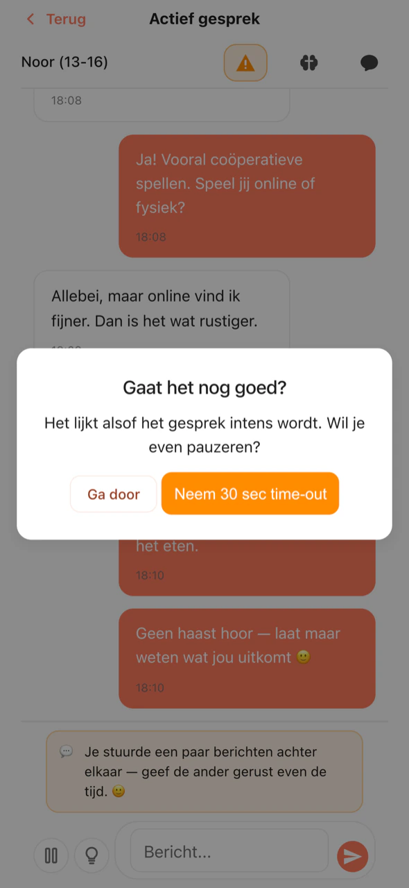 Neem gerust een time-out
