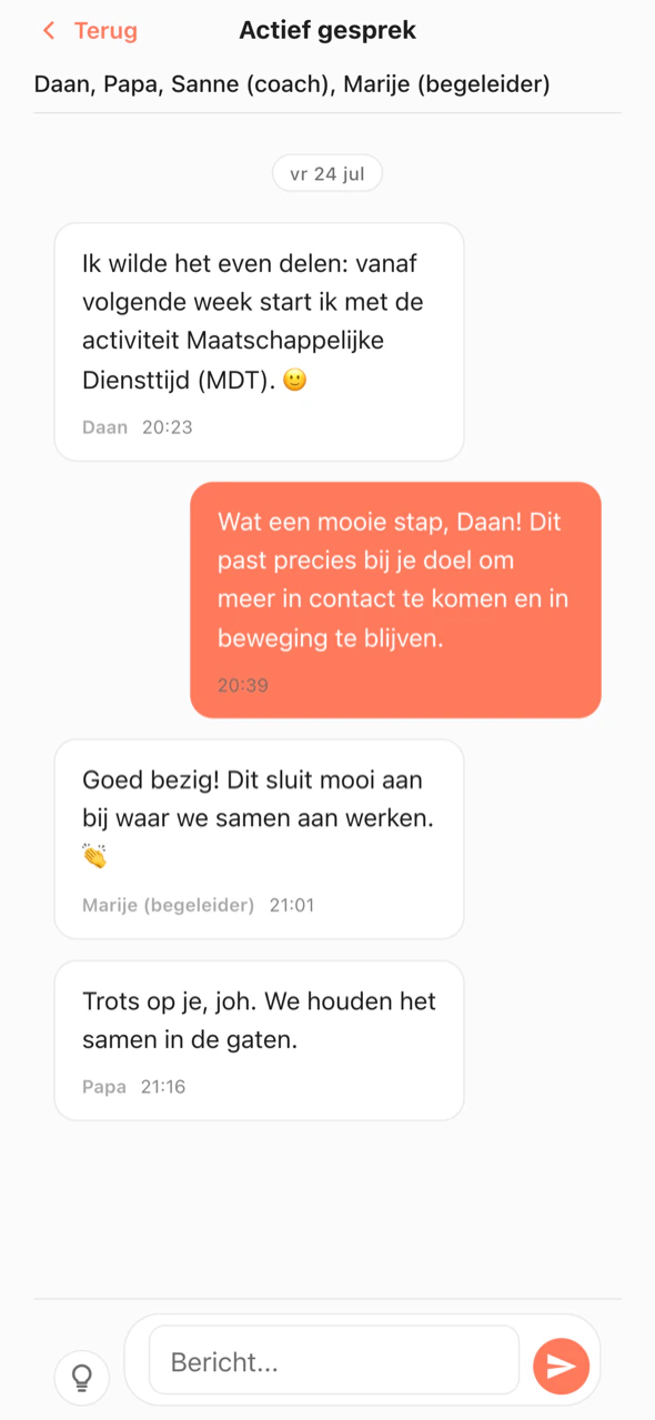 Samen in gesprek rond de jongere